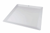 Melamine schaal 50x50 cm wit plat